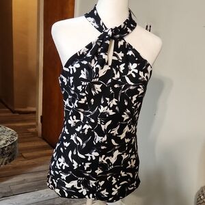 White House Black Market Twist Neck Top